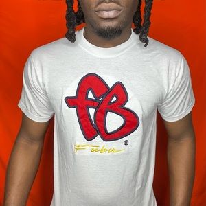 FUBU The Collection embroidered logo T-shirt